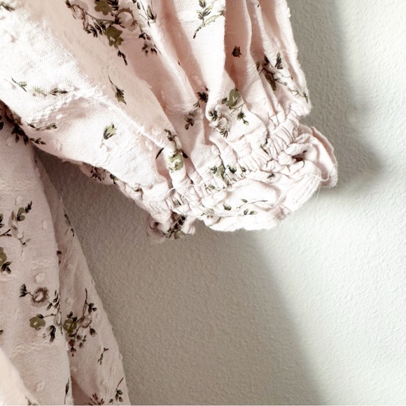 Storia Floral Puff Sleeve Babydoll Dress - Picture 9 of 12